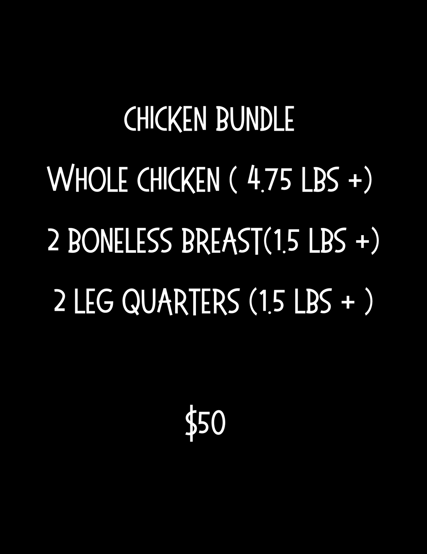 Chicken Bundle