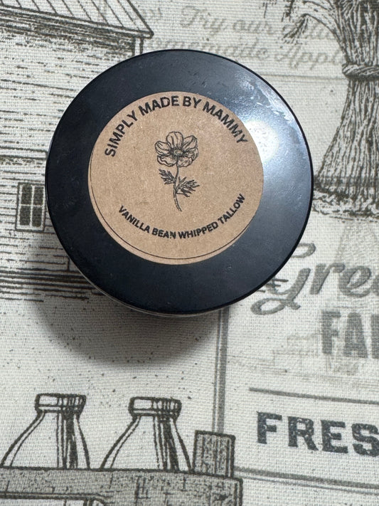 Vanilla Bean Whipped Tallow Body Butter