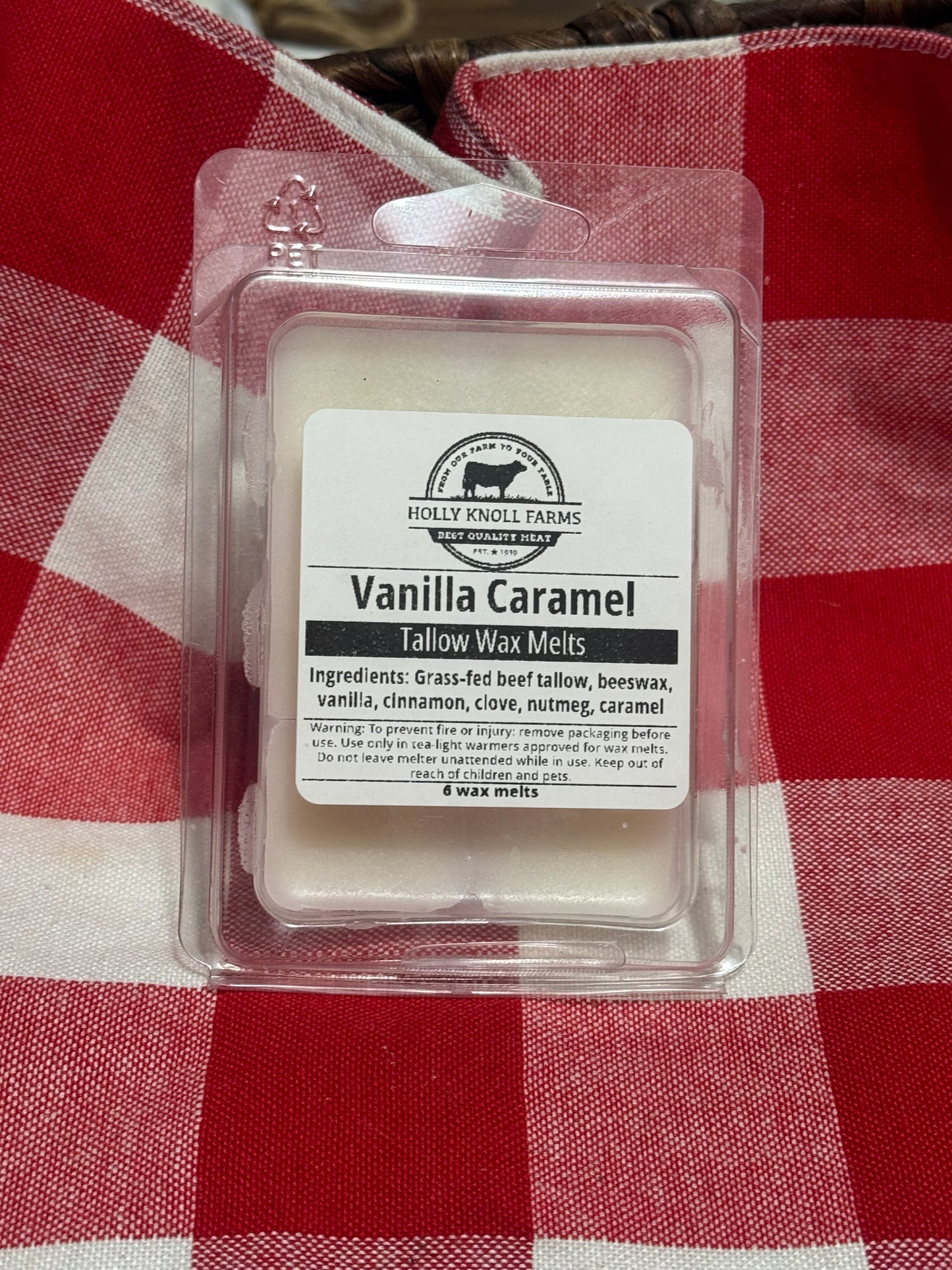 Vanilla Caramel Tallow Wax Melts