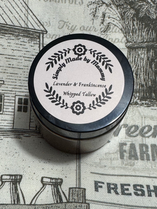 Lavender & Frankincense Whipped Tallow Body Butter